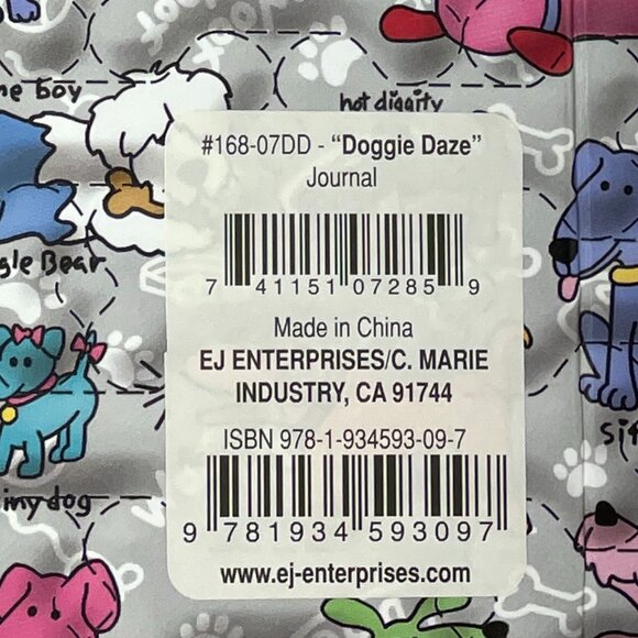 GREAT GIFT!  "Doggie Daze" Writing Journal by EJ Enterprises- NWT - Picture 8 of 10